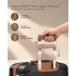 KSK2591 - Kono 20/24/28 inch PP Modern Scratch-Resistant Suitcase Set with TSA Lock & Stylish Brown Accents - Black and Brown