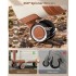 KSK2591 - Kono 20-Zoll-PP-Modern-Kratzfestes Kabinengepäck mit TSA-Schloss & stilvollen Braunakzenten - Creme und Braun