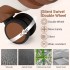 KSK2592+EA2212 - Kono 28 Inch Large ABS+PC Hard Shell Suitcase Set with Travel Bag & Toiletry Pouch - Cream and Brown