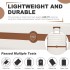 KSK2592+EA2212 - Kono 3‑teiliges ABS+PC‑Koffers‑Set mit Reisetasche & Kulturbeutel ‑ Creme Und Braun