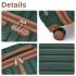 KSK2592+EA2212 - Kono 28 Inch Large ABS+PC Hard Shell Suitcase Set with Travel Bag & Toiletry Pouch - Dark Green and Brown