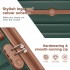 KSK2592+EA2212 - Kono 28 Inch Large ABS+PC Hard Shell Suitcase Set with Travel Bag & Toiletry Pouch - Dark Green and Brown