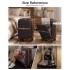 KSK2592 - Kono 21-Inch Front-Opening Cabin Suitcase with 15.6-Inch Laptop Compartment - Navy and Brown