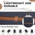KSK2592+EA2212 - Kono 3‑teiliges ABS+PC‑Koffers‑Set mit Reisetasche & Kulturbeutel ‑ Marine und braun