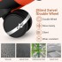 KSK2592 - Kono ABS+PC 20-Inch Striped Design with Colour-Block Details Carry-On Cabin Suitcase with Silent Spinner Wheels - Orange And Black