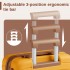 KSK2592 - Kono ABS+PC 28-Inch Striped Design with Colour-Block Details Large Checked Luggage for Longer Travels - Yellow and Brown
