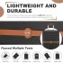 KSK2592+EA2212 - Kono 3‑teiliges ABS+PC‑Koffers‑Set mit Reisetasche & Kulturbeutel ‑ Schwarz und Braun