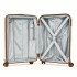 KSK2595 - Kono 20-Inch Hard Shell Scratch-Resistant PP Luggage with Cup Holder, TSA Lock & Expandable Design-Cabin Trolley For Travel - Beige and Brown