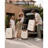 KSK2595 - Kono 20/24/28inch Hard Shell Scratch-Resistant PP Luggage Set with Cup Holder, TSA Lock & Expandable Design-Check-in Luggage For Travel - Beige and Brown