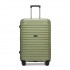 KSK2595 - Kono 28-Inch Hard Shell Scratch-Resistant PP Luggage with Cup Holder, TSA Lock & Expandable Design-Check-in Luggage For Travel - Green