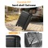 KSK2692 - Kono 24 Inch PP Hardshell Suitcase | YKK Zipper TSA Lock Medium Spinner Luggage - Black