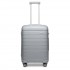 KSK2692 - Kono 20 Inch PP Hardshell Cabin Suitcase | YKK Zipper TSA Lock Carry On Luggage - Grey