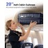 KSK2692 - Kono 20 Inch PP Hardshell Cabin Suitcase | YKK Zipper TSA Lock Carry On Luggage - Navy