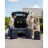 KSK2692 - Kono 24 Inch PP Hardshell Suitcase | YKK Zipper TSA Lock Medium Spinner Luggage - Navy