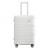 KSK2692 - Kono 20 Inch PP Hardshell Cabin Suitcase | YKK Zipper TSA Lock Carry On Luggage - White