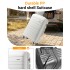 KSK2692 - Kono 24 Inch PP Hardshell Suitcase | YKK Zipper TSA Lock Medium Spinner Luggage - White