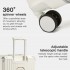 KSK2693 - Kono 3-Piece Zipperless Aluminium Frame Luggage Set with TSA Lock, Smart Travel Features - White