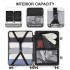 KSK2693 - Kono 3-Piece Zipperless Aluminium Frame Luggage Set with TSA Lock, Smart Travel Features - White