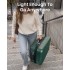 KSK2694 - Kono 20 Inch PC Hard Shell Suitcase, Carry-On Luggage with Silent Wheels & Organised Interior - Green And Black