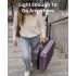 KSK2694 - Kono 20 Inch PC Hard Shell Suitcase, Carry-On Luggage with Silent Wheels & Organised Interior - Purple And Black