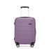 KSK2694 - Kono 20 Inch PC Hard Shell Suitcase, Carry-On Luggage with Silent Wheels & Organised Interior - Purple And Black