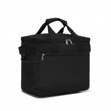 LBK2535S - Kono Kleine tragbare Lunchtasche mit 20 L und verbesserter Isolierung - kompakt & praktisch für Reisen und Pendelverkehr - Schwarz