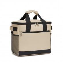 LBK2535S - Kono Kleine tragbare Lunchtasche mit 20 L und verbesserter Isolierung - kompakt & praktisch für Reisen und Pendelverkehr - Khaki