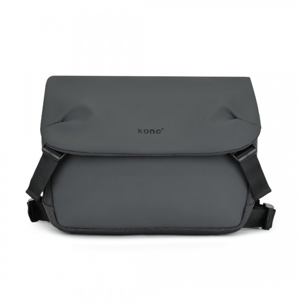 MSK2423 - Kono Langlebig Wasserabweisend Umhängetasche mit verstellbarem Riemen für Organisiertes Reisen - Grau
