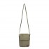 MSK2455 - Kono Canvas Crossbody Shoulder Bag – Multi-Pocket Messenger Bag with Adjustable Strap and Front Organizer Panel - Army green