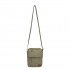 MSK2455 - Kono Canvas Crossbody Shoulder Bag – Multi-Pocket Messenger Bag with Adjustable Strap and Front Organizer Panel - Green