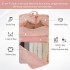 POK2523 - Kono 6-in-1 Hanging Travel Organiser Bag, Portable Foldable Packing Cubes Set with Trolley Sleeve - Pink