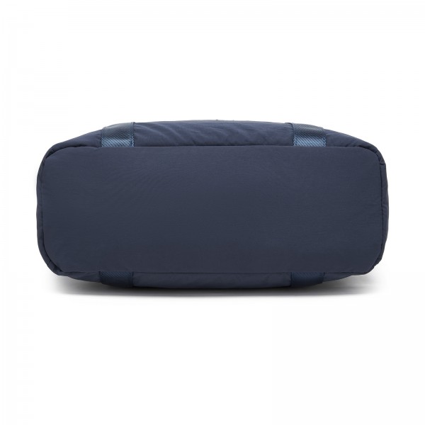 TVK2515 - Kono Bequeme, leicht zu tragende Reisetasche mit großer Kapazität – Laptopfach, Trolley-Schlaufe und Schultergurt - Marineblau