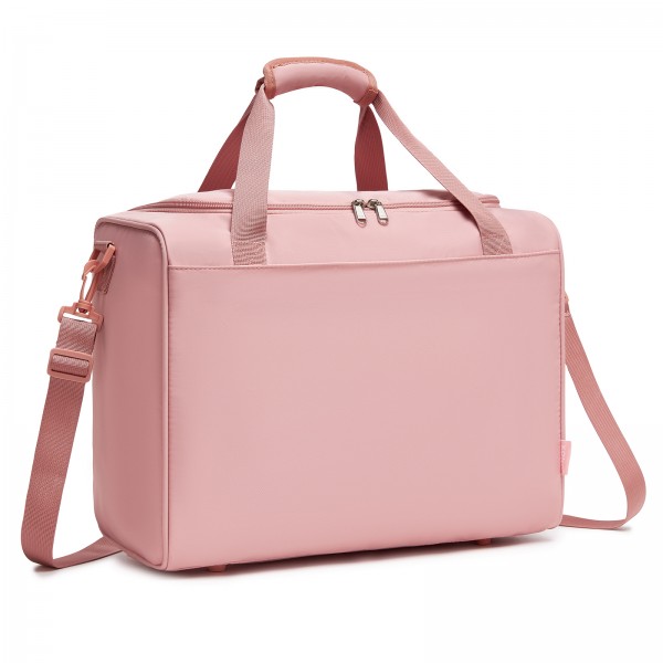 TVK2521 - Kono Kompakte, leichte Personal-Item-Reisetasche 40×30×20 - U-Reißverschluss mit weiter Öffnung & Trolley-Sleeve - Nude