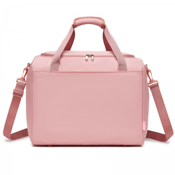 TVK2521 - Kono Kompakte, leichte Personal-Item-Reisetasche 40×30×20 - U-Reißverschluss mit weiter Öffnung & Trolley-Sleeve - Nude