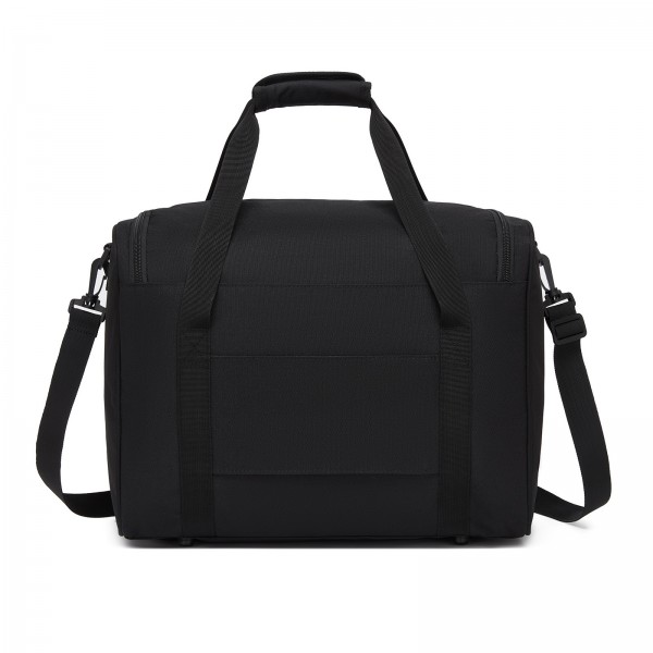 TVK2526 - Kono Spacious Airline-Approved Cabin Travel Duffel (40×30×20 cm) - Roomy Weekender with U-Zip Opening - Black