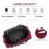 TVK2526 - Kono Spacious Airline-Approved Cabin Travel Duffel (40×30×20 cm) - Roomy Weekender with U-Zip Opening - Burgundy