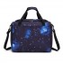 TVK2526 - Kono Geräumige, airline-taugliche Kabinen-Reisetasche (40 × 30 × 20 cm) - Weekender mit U-Reißverschluss-Öffnung - Galaxie Blau