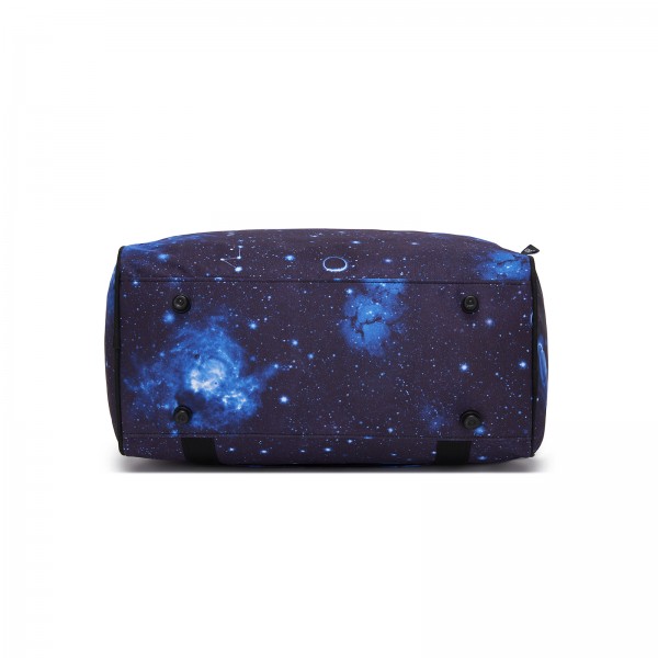 TVK2526 - Kono Geräumige, airline-taugliche Kabinen-Reisetasche (40 × 30 × 20 cm) - Weekender mit U-Reißverschluss-Öffnung - Galaxie Blau