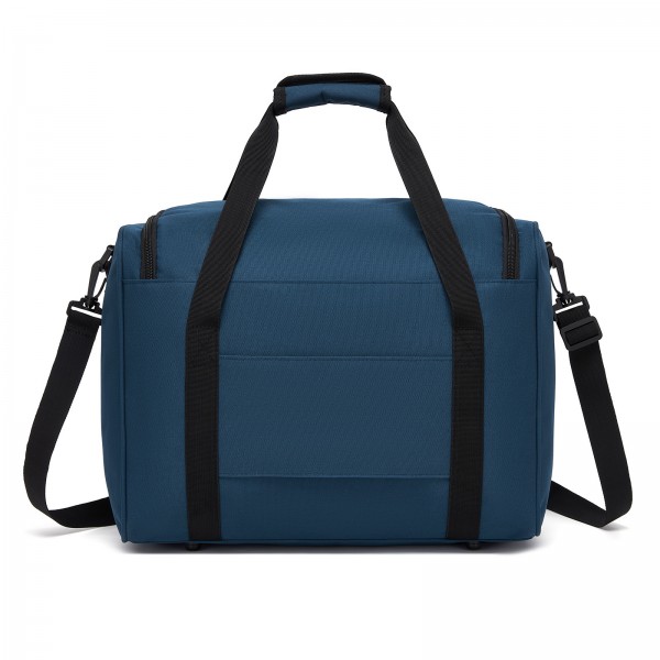 TVK2526 - Kono Spacious Airline-Approved Cabin Travel Duffel (40×30×20 cm) - Roomy Weekender with U-Zip Opening - Navy