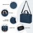 TVK2526 - Kono Spacious Airline-Approved Cabin Travel Duffel (40×30×20 cm) - Roomy Weekender with U-Zip Opening - Navy