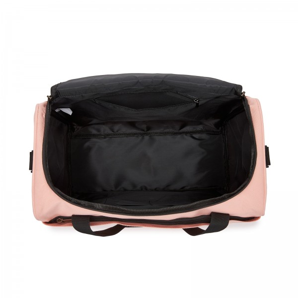 TVK2526 - Kono Spacious Airline-Approved Cabin Travel Duffel (40×30×20 cm) - Roomy Weekender with U-Zip Opening - Pink