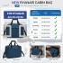 TVK2560 - Kono Reisetasche mit großer Kapazität 40×30×20 cm-Airline-approved Unterseat Kabinentasche, perfekt für Fitness, Reisen und Wochenendausflüge - Marineblau