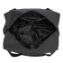 TVK2613 - Kono Expandable Cabin Travel Bag 40×30×20cm - Large Capacity, Water-Resistant, Multi-Compartment Weekend & Carry-On Tote - Black