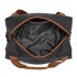 TVK2613 - Kono Expandable Cabin Travel Bag 40×30×20cm - Large Capacity, Water-Resistant, Multi-Compartment Weekend & Carry-On Tote - Black and Beige