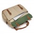 TVK2613 - Kono Expandable Cabin Travel Bag 40×30×20cm - Large Capacity, Water-Resistant, Multi-Compartment Weekend & Carry-On Tote - Khaki and Green