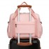 TVK2613 - Kono Expandable Cabin Travel Bag 40×30×20cm - Large Capacity, Water-Resistant, Multi-Compartment Weekend & Carry-On Tote - Pink