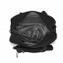 TVK2627 - Kono 25L Unisex Modular Tennis Travel Bag Set, Water Repellent Nylon Gym Bag with Detachable Racket Sleeve - Black