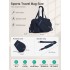 TVK2627 - Kono 25L Unisex Modular Tennis Travel Bag Set, Water Repellent Nylon Gym Bag with Detachable Racket Sleeve - Navy