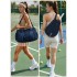 TVK2627 - Kono 25L Unisex Modular Tennis Travel Bag Set, Water Repellent Nylon Gym Bag with Detachable Racket Sleeve - Navy
