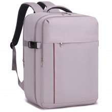 BPK2524L- Kono Verbesserter großer Kabinenrucksack, 32 L, Rucksack für 17,3-Zoll-Laptops mit atmungsaktiven druckentlastenden Gurten und Koffer-Trolleygurt für Geschäftsreisen – Lila BPK2524L- Kono Verbesserter großer Kabinenrucksack, 32 L, Rucksack für 17,3-Zoll-Laptops mit atmungsaktiven druckentlastenden Gurten und Koffer-Trolleygurt für Geschäftsreisen – Lila